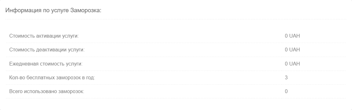 Информация об услуге